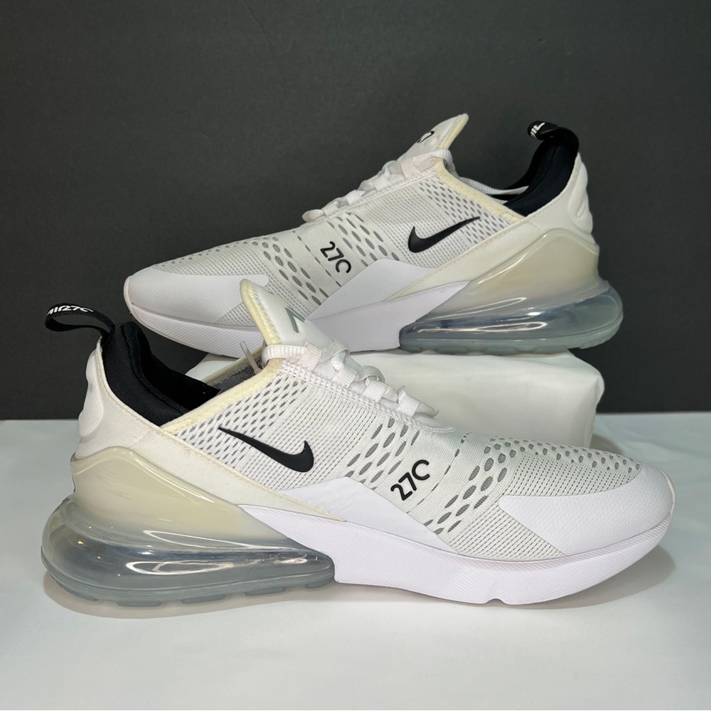 Nike Air Max 270 - White, Size 12 - Stylish Comfort for Every Step